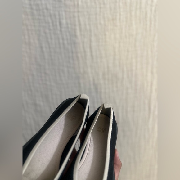 Louise et Cie Vince Camuto black fabric flats - Picture 5 of 6